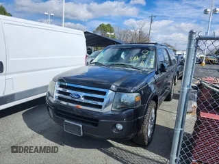 2013 Ford Expedition EL Limited with VIN 1FMJK1K51DEF21343, listed as a IAAI auction lot 41562227 with 1 mi miles. Bid and sale history available at carsss.com. Image 2.