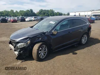 2016 Acura RDX Technology with VIN 5J8TB4H52GL013163, listed as a Copart auction lot 62237795 with 65,729 mi miles and Salvage title. Bid and sale history available at DreamBid. Image 1.