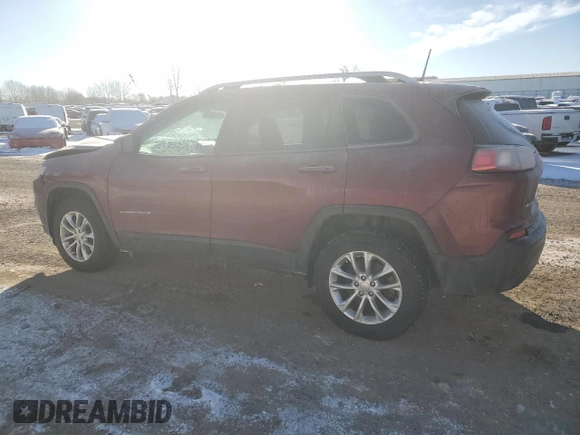 2020 Jeep Cherokee Latitude with VIN 1C4PJMCB3LD651068, listed as a Copart auction lot 87751455 with 72,700 mi miles and Salvage Title. Bid and sale history available at carsss.com. Image 2.