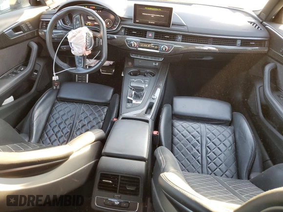 2018 Audi S4 Premium Plus with VIN WAUB4AF47JA145008, listed as a Copart auction lot 84908084 with 64,700 mi miles and Salvage Title. Bid and sale history available at carsss.com. Image 8.