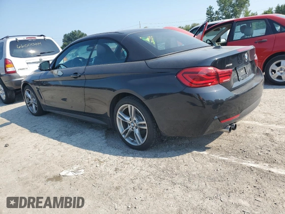 2018 BMW 4 Series 430i xDrive with VIN WBA4Z3C59JEC45996, listed as a Copart auction lot 65501104 with 62,464 mi miles and Salvage Title. Bid and sale history available at DreamBid. Image 2.