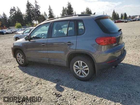 2017 Volkswagen Tiguan S with VIN WVGBV7AX1HK017920, listed as a Copart auction lot 55531125 with 126,129 mi miles and Clean Title. Bid and sale history available at DreamBid. Image 2.