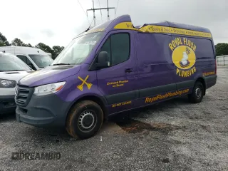 2021 Mercedes-Benz Sprinter Cargo with VIN W1Y4ECHY1MT067009, listed as a Copart auction lot 63750704 with 78,029 mi miles and Salvage Title. Bid and sale history available at carsss.com. Image 1.