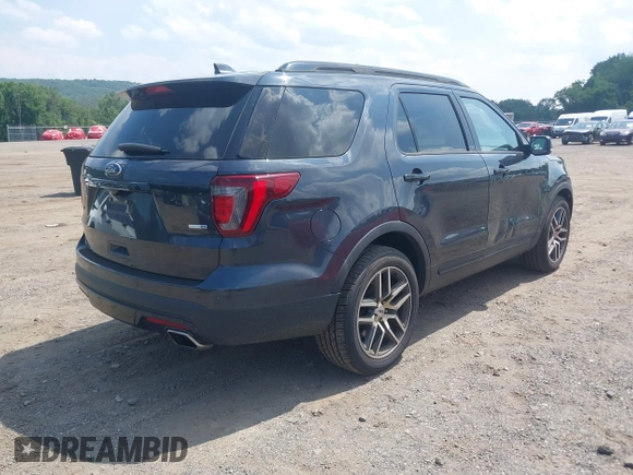 2017 Ford Explorer Sport with VIN 1FM5K8GT7HGB75715, listed as a IAAI auction lot 42570690 with 109,452 mi miles and . Bid and sale history available at DreamBid. Image 4.
