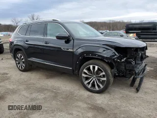 2023 Volkswagen Atlas SEL Premium R-Line with VIN 1V2FR2CA5PC552133, listed as a Copart auction lot 47933765 with 19,564 mi miles and Salvage title. Bid and sale history available at DreamBid. Image 4.