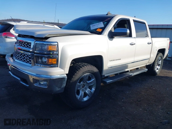 2015 Chevrolet Silverado 1500 LTZ with VIN 3GCUKSECXFG203217, listed as a IAAI auction lot 40871435 with 167,386 mi miles. Bid and sale history available at carsss.com. Image 17.
