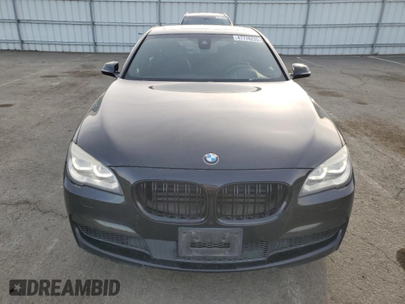 2015 BMW 7 Series 750i xDrive with VIN WBAYB6C56FD966052, listed as a Copart auction lot 47776235 with 123,754 mi miles and Clean Title. Bid and sale history available at DreamBid. Image 5.