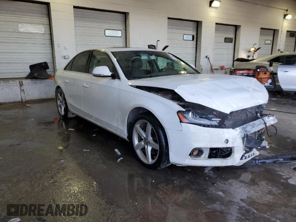 2009 Audi A4 3.2L Prestige with VIN WAUMK78K19A123336, listed as a Copart auction lot 41842785 with 0 mi miles and Salvage Title. Bid and sale history available at carsss.com. Image 4.