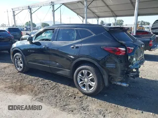2020 Chevrolet Blazer LT with VIN 3GNKBJRS4LS545944, listed as a IAAI auction lot 42670500 with 75,844 mi miles and . Bid and sale history available at DreamBid. Image 3.