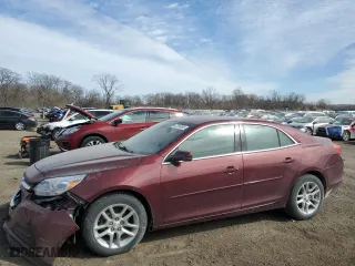 2015 Chevrolet Malibu LT with VIN 1G11C5SL1FF320040, listed as a Copart auction lot 47005095 with 126,543 mi miles and Salvage Title. Bid and sale history available at carsss.com. Image 1.
