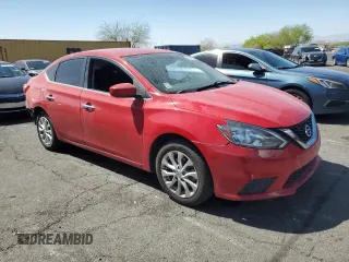 2018 Nissan Sentra SV with VIN 3N1AB7AP4JL618206, listed as a Copart auction lot 51290705 with 91,403 mi miles and Salvage Title. Bid and sale history available at DreamBid. Image 4.