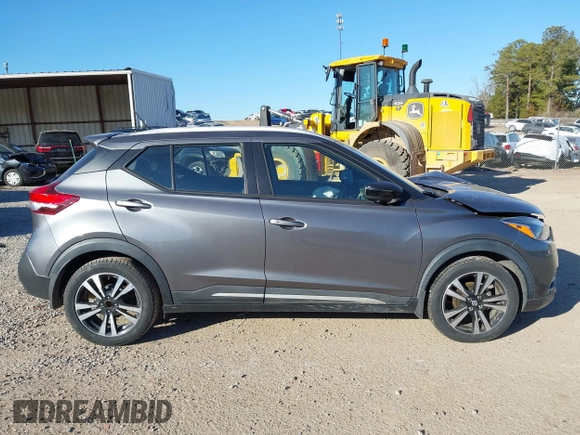 2019 Nissan Kicks S with VIN 3N1CP5CU2KL556291, listed as a IAAI auction lot 41312893 with 51,081 mi miles. Bid and sale history available at carsss.com. Image 13.
