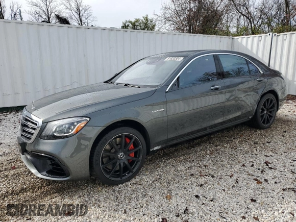 2018 Mercedes-Benz S 63 AMG with VIN WDDUG8JB8JA396370, listed as a Copart auction lot 81920304 with 41,713 mi miles and Salvage title. Bid and sale history available at DreamBid. Image 1.