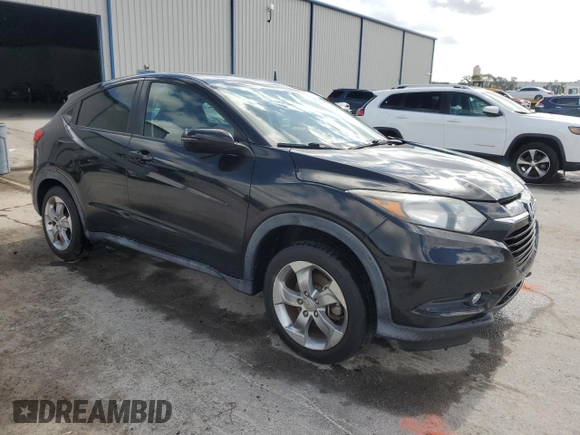 2017 Honda HR-V EX with VIN 3CZRU5H58HM722134, listed as a Copart auction lot 51152935 with 76,733 mi miles and Salvage Title. Bid and sale history available at carsss.com. Image 4.