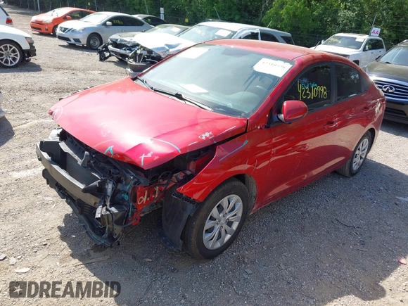 2022 Hyundai Accent SE with VIN 3KPC24A62NE160929, listed as a IAAI auction lot 42310998 with 76,000 mi miles and . Bid and sale history available at DreamBid. Image 18.