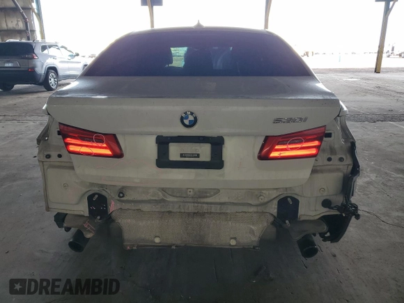 2019 BMW 5 Series 530i with VIN WBAJA5C52KBX87088, listed as a Copart auction lot 44159455 with 72,793 mi miles and Salvage Title. Bid and sale history available at DreamBid. Image 6.