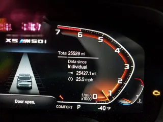2020 BMW X5 M50i with VIN 5UXJU4C04L9B00583, listed as a Copart auction lot 66926592 with 25,529 mi miles. Bid and sale history available at carsss.com. Image 8.