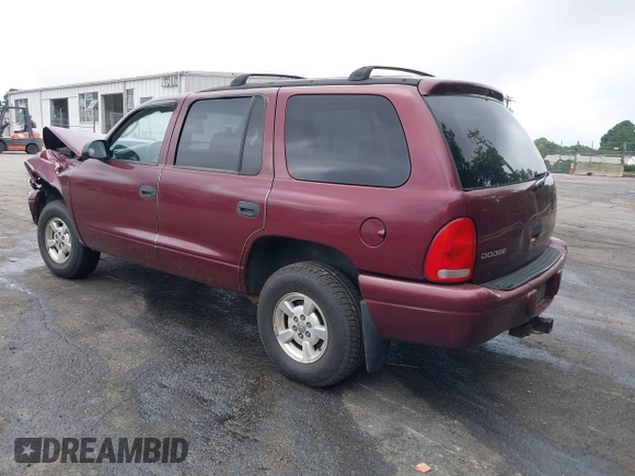 2002 Dodge Durango Sport with VIN 1B4HS38N32F206649, listed as a IAAI auction lot 40725627 with 290,822 mi miles. Bid and sale history available at carsss.com. Image 3.