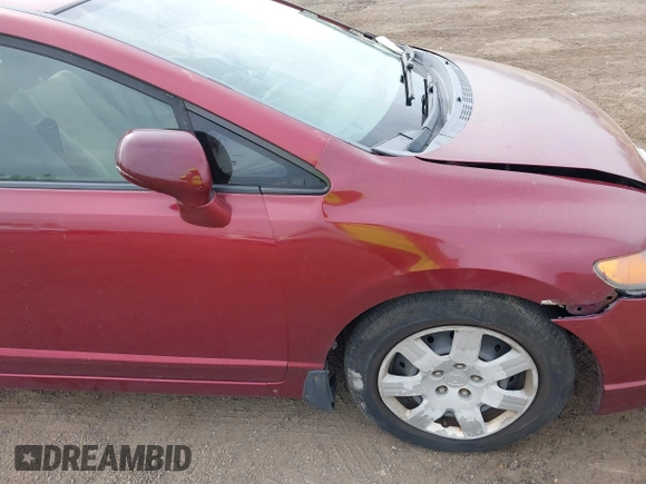 2008 Honda Civic LX with VIN 1HGFA16518L073809, listed as a IAAI auction lot 42176176 with 193,114 mi miles and . Bid and sale history available at DreamBid. Image 13.