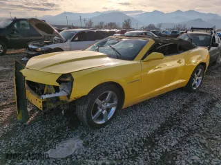 2012 Chevrolet Camaro 1LT with VIN 2G1FB3D3XC9168791, listed as a Copart auction lot 86906454 with 303,350 mi miles and Salvage Title. Bid and sale history available at carsss.com. Image 1.