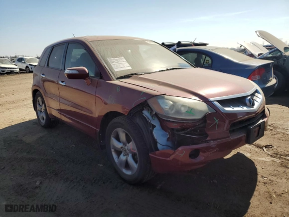 2007 Acura RDX with VIN 5J8TB18237A012040, listed as a Copart auction lot 48458265 with 143,922 mi miles and Salvage Title. Bid and sale history available at carsss.com. Image 4.