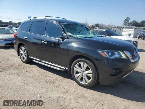 2018 Nissan Pathfinder SL with VIN 5N1DR2MN0JC675710, listed as a Copart auction lot 45535055 with 158,864 mi miles and Non Repairable. Bid and sale history available at carsss.com. Image 4.