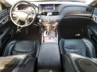 2015 Infiniti Q70 with VIN JN1BY1AR6FM561375, listed as a Copart auction lot 46578795 with 147,080 mi miles and Salvage title. Bid and sale history available at DreamBid. Image 8.