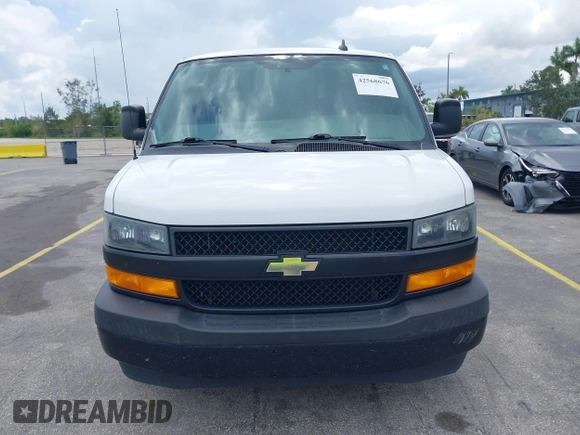 2018 Chevrolet Express Cargo with VIN 1GCWGAFP0J1342902, listed as a IAAI auction lot 42568676 with 98,489 mi miles and . Bid and sale history available at DreamBid. Image 12.