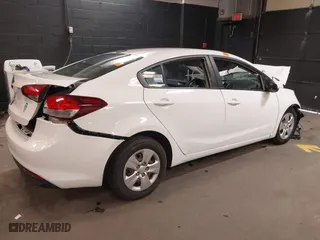 2017 Kia Forte LX with VIN 3KPFK4A74HE019922, listed as a IAAI auction lot 41795775 with 13,271 mi miles. Bid and sale history available at carsss.com. Image 4.