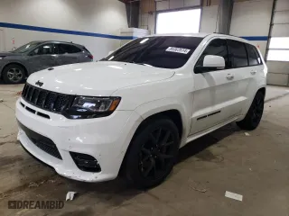 2021 Jeep Grand Cherokee SRT with VIN 1C4RJFDJXMC711364, listed as a Copart auction lot 85362514 with 24,528 mi miles and Salvage Title. Bid and sale history available at carsss.com. Image 1.