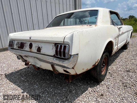 1966 Ford Mustang with VIN 6F07T234340, listed as a Copart auction lot 65564265 with 84,893 mi miles and Clean title. Bid and sale history available at DreamBid. Image 4.