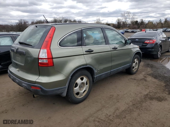 2007 Honda CR-V LX with VIN JHLRE483X7C039527, listed as a Copart auction lot 52830925 with 184,450 mi miles and Clean Title. Bid and sale history available at carsss.com. Image 3.