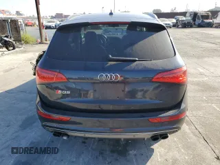 2015 Audi SQ5 Premium Plus with VIN WA1CGBFP8FA055723, listed as a Copart auction lot 75570984 with 0 mi miles and Salvage Title. Bid and sale history available at carsss.com. Image 6.