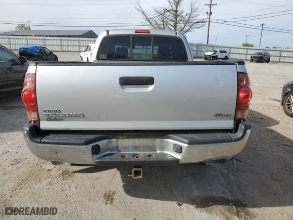 2008 Toyota Tacoma with VIN 5TEUX42N08Z533829, listed as a Copart auction lot 80653134 with 203,039 mi miles and Salvage Title. Bid and sale history available at carsss.com. Image 6.