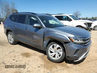 2021 Volkswagen Atlas SE with VIN 1V2WR2CA8MC578236, listed as a Copart auction lot 49133435 with 64,645 mi miles and Salvage title. Bid and sale history available at DreamBid. Image 4.