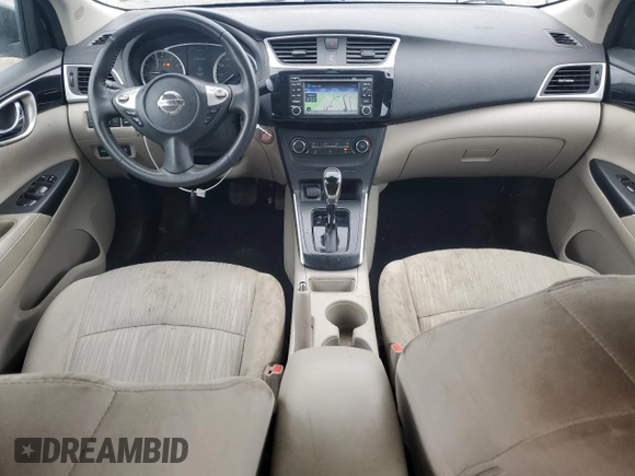 2016 Nissan Sentra SV with VIN 3N1AB7APXGY257429, listed as a Copart auction lot 51481995 with 182,104 mi miles and Salvage Title. Bid and sale history available at DreamBid. Image 8.