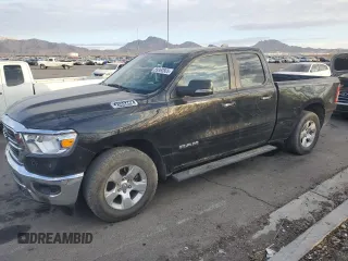 2020 Ram 1500 Big Horn with VIN 1C6RREBT3LN210589, listed as a Copart auction lot 89360805 with 54,807 mi miles and Salvage Title. Bid and sale history available at carsss.com. Image 1.