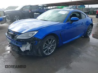 2023 Subaru BRZ Premium with VIN JF1ZDBB16P9703126, listed as a IAAI auction lot 41153982 with 22,593 mi miles. Bid and sale history available at carsss.com. Image 2.