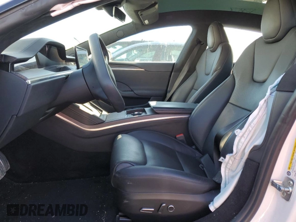 2022 Tesla Model S с VIN 5YJSA1E51NF470627, выставлен на аукционе Copart как лот 48011095 с пробегом Не указан миль и Списание • Salvage title. История ставок и продаж доступна на DreamBid. Изображение 7.
