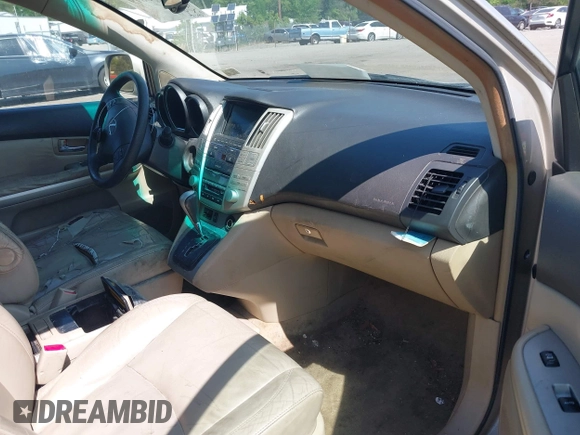 2006 Lexus RX 400h with VIN JTJHW31U960004820, listed as a IAAI auction lot 42155879 with 259,508 mi miles and . Bid and sale history available at DreamBid. Image 5.
