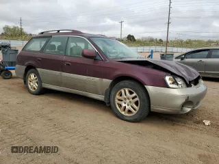 2000 Subaru Legacy Outback Limited with VIN 4S3BH6865Y7621900, listed as a Copart auction lot 53691725 with 285,950 mi miles and Salvage title. Bid and sale history available at DreamBid. Image 4.