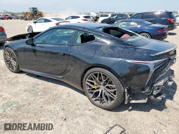 2018 Lexus LC 500h z VIN JTHHP5AY5JA001509, wystawiony jako Copart lot #57109935 z przebiegiem 186 012 mil mil oraz Szkody całkowita. Historia ofert i sprzedaży dostępna na DreamBid. Obrazek 2.