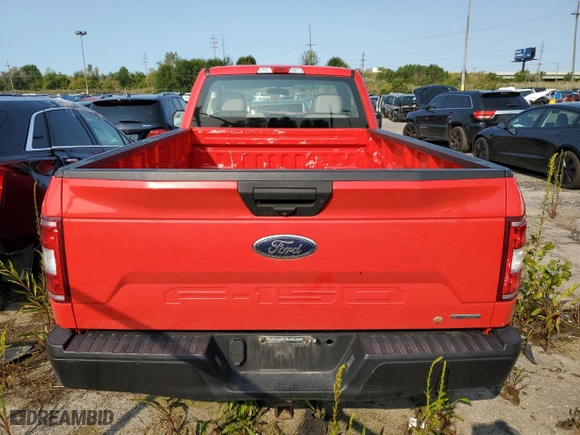 2018 Ford F-150 XL with VIN 1FTMF1EP9JKD31127, listed as a Copart auction lot 69008354 with 185,772 mi miles and Clean Title. Bid and sale history available at carsss.com. Image 6.