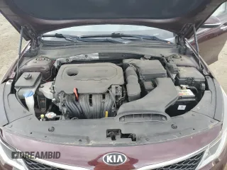 2016 Kia Optima LX with VIN 5XXGT4L32GG091767, listed as a Copart auction lot 76069844 with 179,587 mi miles and Clean Title. Bid and sale history available at carsss.com. Image 11.