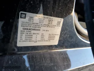 2017 Chevrolet Suburban Premier with VIN 1GNSKJKC5HR303600, listed as a Copart auction lot 83395644 with 124,465 mi miles and Salvage Title. Bid and sale history available at carsss.com. Image 13.