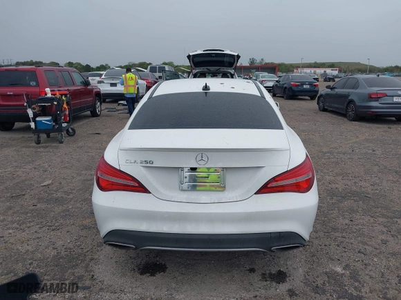 2019 Mercedes-Benz CLA with VIN WDDSJ4EB8KN749874, listed as a IAAI auction lot 41653051 with 56,286 mi miles. Bid and sale history available at carsss.com. Image 16.