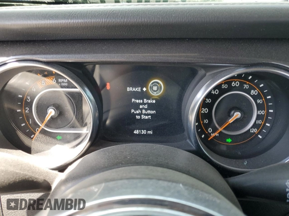 2021 Jeep Wrangler Unlimited Sahara Altitude с VIN 1C4HJXEM0MW655802, выставлен на аукционе Copart как лот 53337225 с пробегом 48 130 миль миль и Списание • Salvage title. История ставок и продаж доступна на DreamBid. Изображение 9.