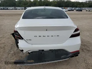 2022 Genesis G70 2.0T with VIN KMTG34TA5NU086926, listed as a Copart auction lot 74188744 with 39,898 mi miles and Salvage Title. Bid and sale history available at carsss.com. Image 6.