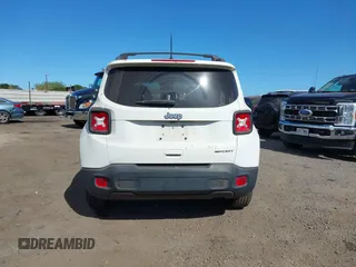 2020 Jeep Renegade Sport with VIN ZACNJAAB7LPL12899, listed as a IAAI auction lot 41227832 with 46,698 mi miles and . Bid and sale history available at carsss.com. Image 16.