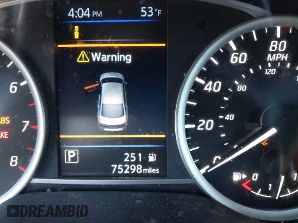 2019 Nissan Sentra S z VIN 3N1AB7APXKY265054, wystawiony jako IAAI lot #40929593 z przebiegiem 75 298 mil mil oraz . Historia ofert i sprzedaży dostępna na DreamBid. Obrazek 16.